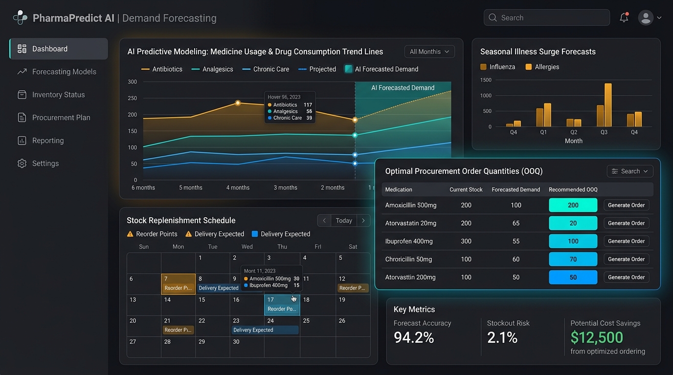 Medication Demand Forecasting Program Interface